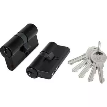 Цилиндровый механизм Fuaro (100 ZA/70) 1000ZAKey70(30+10+30) BL 45435