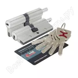 Цилиндровый механизм под вертушку cisa ap4s 0p3s2-13.12 70 мм/30+10+30, никель 38307