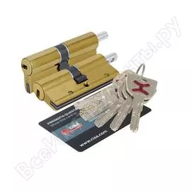 Цилиндровый механизм под вертушку cisa ap4s 0p3s2-29.66 90 мм/40+10+40, латунь 38289