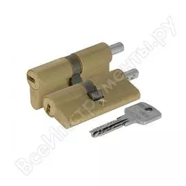 Цилиндровый механизм под вертушку cisa astral оа312-23.00 100 мм/45+10+45, латунь 2118