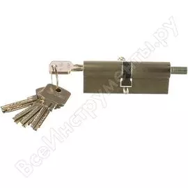 Цилиндровый механизм под вертушку cisa astral оа312-18.12 80 мм/35+10+35, никель 2174