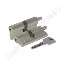 Цилиндровый механизм под вертушку cisa astral оа312-85.12 80 мм/40+10+30, никель 7525