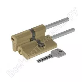 Цилиндровый механизм под вертушку cisa дл. шток astral оа317-90.00 80 мм/45+10+25, латунь 10515