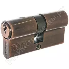 Цилиндровый механизм простой ключ-ключ damx n60 mm ac медь 000001736