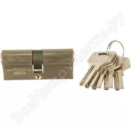 Цилиндровый механизм с перфо. ключ-ключ damx c70 mm sn матовый никель 000001168