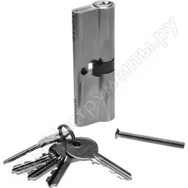 Цилиндровый механизм зубр мастер тип ключ-ключ цвет хром 5-pin 90 мм 52101-90-2