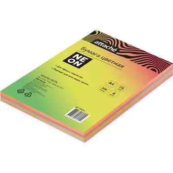 Цветная бумага Attache Неон 1585215