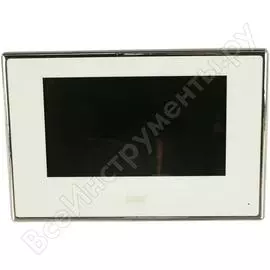 Цветной монитор видеодомофона без трубки hands-free -df-виолетта белый j2000 cc000002803