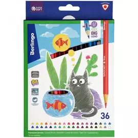 Цветные карандаши Berlingo SuperSoft Жил-был кот SS00536