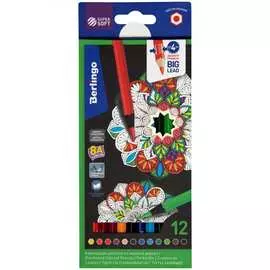 Цветные карандаши Berlingo SuperSoft Blackwood SS01812