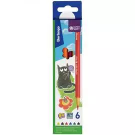 Цветные карандаши Berlingo SuperSoft. Жил-был кот SS00506