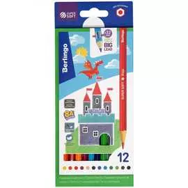 Цветные карандаши Berlingo SuperSoft. Замки SS00112