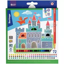 Цветные карандаши Berlingo SuperSoft. Замки SS00172