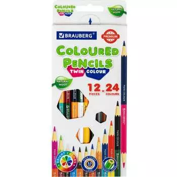 Цветные карандаши BRAUBERG 181874