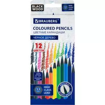 Цветные карандаши BRAUBERG 181856