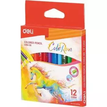 Цветные карандаши DELI EC00400 ColoRun 1027225