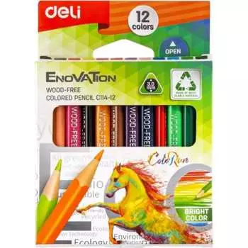 Цветные карандаши DELI Enovation EC114-12 1504245