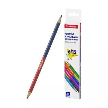 Цветные карандаши ErichKrause Bicolor 50530