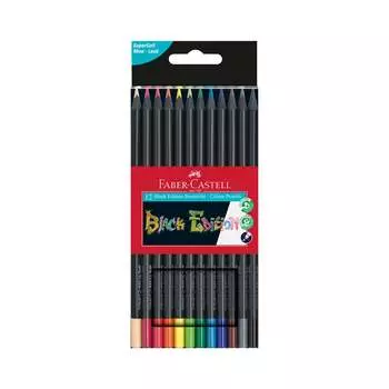Цветные карандаши Faber-Castell black edition 116412
