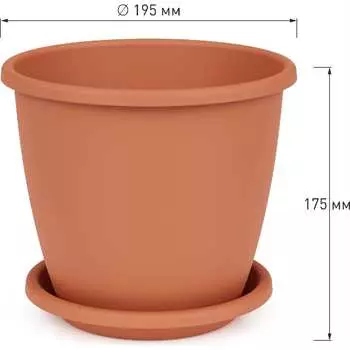 Цветочный горшок ЗПИ "Альтернатива" Афина М6542