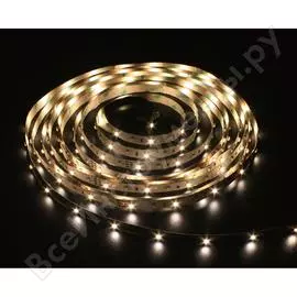 Светодиодная лента LED FERON LS612 120SMD 2835 9.6Вт/м 5м IP20 12V теплый белый 27730