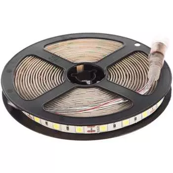 Светодиодная лента LED FERON LS607 60SMD 5050 14.4Вт/м 5м IP65 12V холодный белый 27652