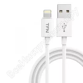 Дата-кабель tfn usb-8pin 2м tpe white -cligusb2mtpwh