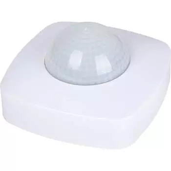 Датчик движения TDM ELECTRIC ДДП-06 (присутствия) 2000Вт, 10-1800с, 20м , 3+Лк, 180(сбоку)+360(сверху)гр, IP20, SQ0324-0047