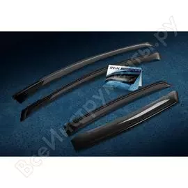 Дефлектор окон rein audi 100 1982-1991 седан, 4 шт. rеinwv214