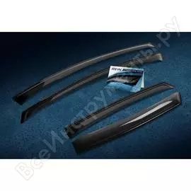 Дефлектор окон rein kia picanto ii 2011-2017 хэтчбек, 4 шт rеinwv379