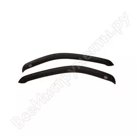 Дефлектор окон rein opel vivaro 2001- мик-бус, фургон., накладной, скотч 3м 2 шт. rеinwv923