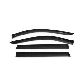Дефлекторы окон vinguru nissan x-trail lll 2014-, крос. накладные, скотч, к-т 4 шт. afv80614