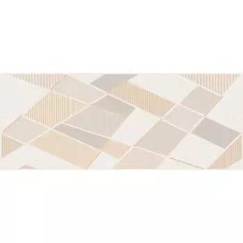 Декор Azori Ceramica sonnet beige geometria, 20.1x50.5 см 587892002