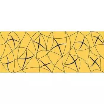 Декор Azori Ceramica vela ochra stella, 20.1x50.5 см 587092001