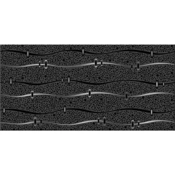 Декор Azori Ceramica 40.5x20.1 см, дефиле неро геометрия 581391208