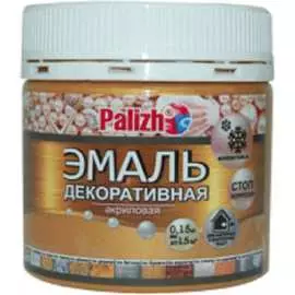 Декоративная акриловая эмаль Palizh золото 0,15кг 11605629