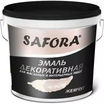 Декоративная акриловая перламутровая краска SAFORA ЭМ104/2