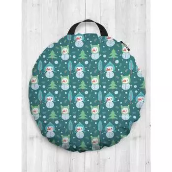 Декоративная круглая подушка-сидушка JOYARTY