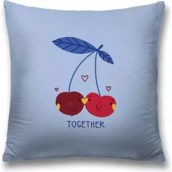 Декоративная наволочка JOYARTY Вишинки вместе sl_422698