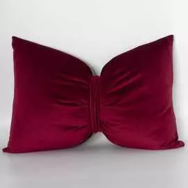 Декоративная подушка BOGACHO Бант 74328/красный