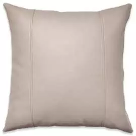Декоративная подушка mypuff бежевая, экокожа pil_434