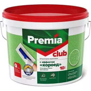 Декоративная среднезернистая штукатурка Premia Club CLUB О03951