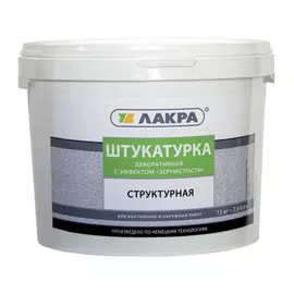 Декоративная структурная штукатурка ЛАКРА 90003023036