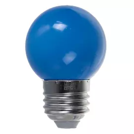 Декоративная светодиодная лампа Volpe LED-G45-1W/BLUE/E27/FR/С UL-00005647