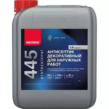 Декоративный антисептик для наружных работ NEOMID Н-445-5/зол.мим