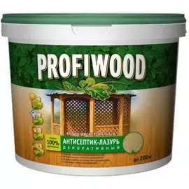 Декоративный атмосферостойкий антисептик-лазурь Profiwood 70018