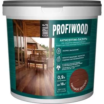 Декоративный атмосферостойкий антисептик-лазурь Profiwood 4028