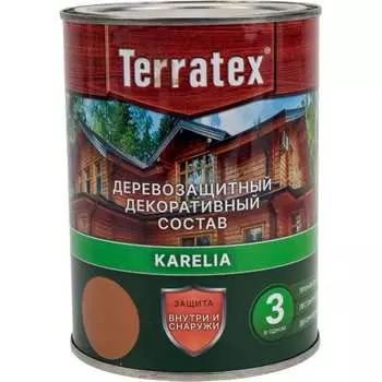 Декоративный деревозащитный состав ТЕРРАТЕКС ЭК000136989