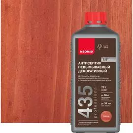Декоративный невымываемый антисептик NEOMID 435 Н-435-1/к1:9 Ряб
