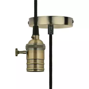 Декоративный патрон Uniel BRONZE Vintage DLC-V-S24K/E27 TS/1M/BL UL-00004500